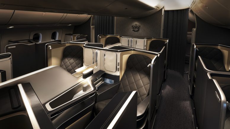 Luxo aéreo: nova primeira classe da BA